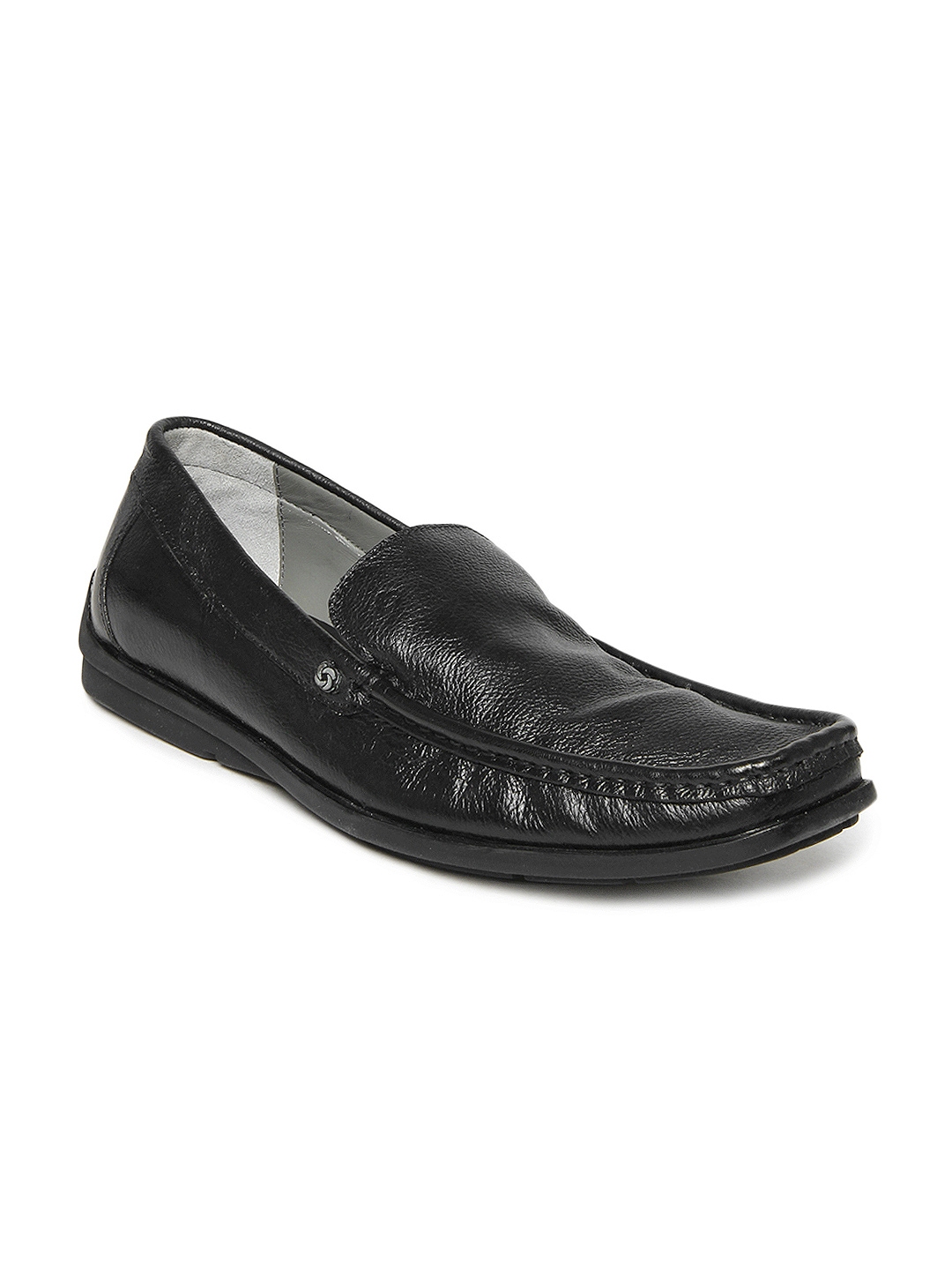 Buy Samsonite Men Black Leather Loafers - Casual Shoes for Men 204016 ...
