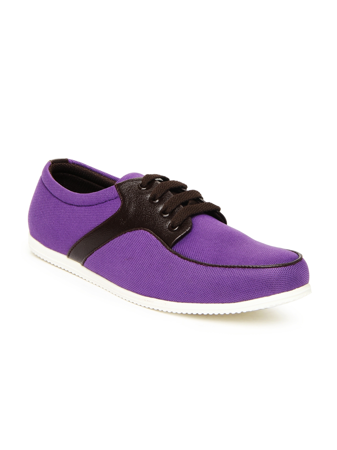 men purple shoes