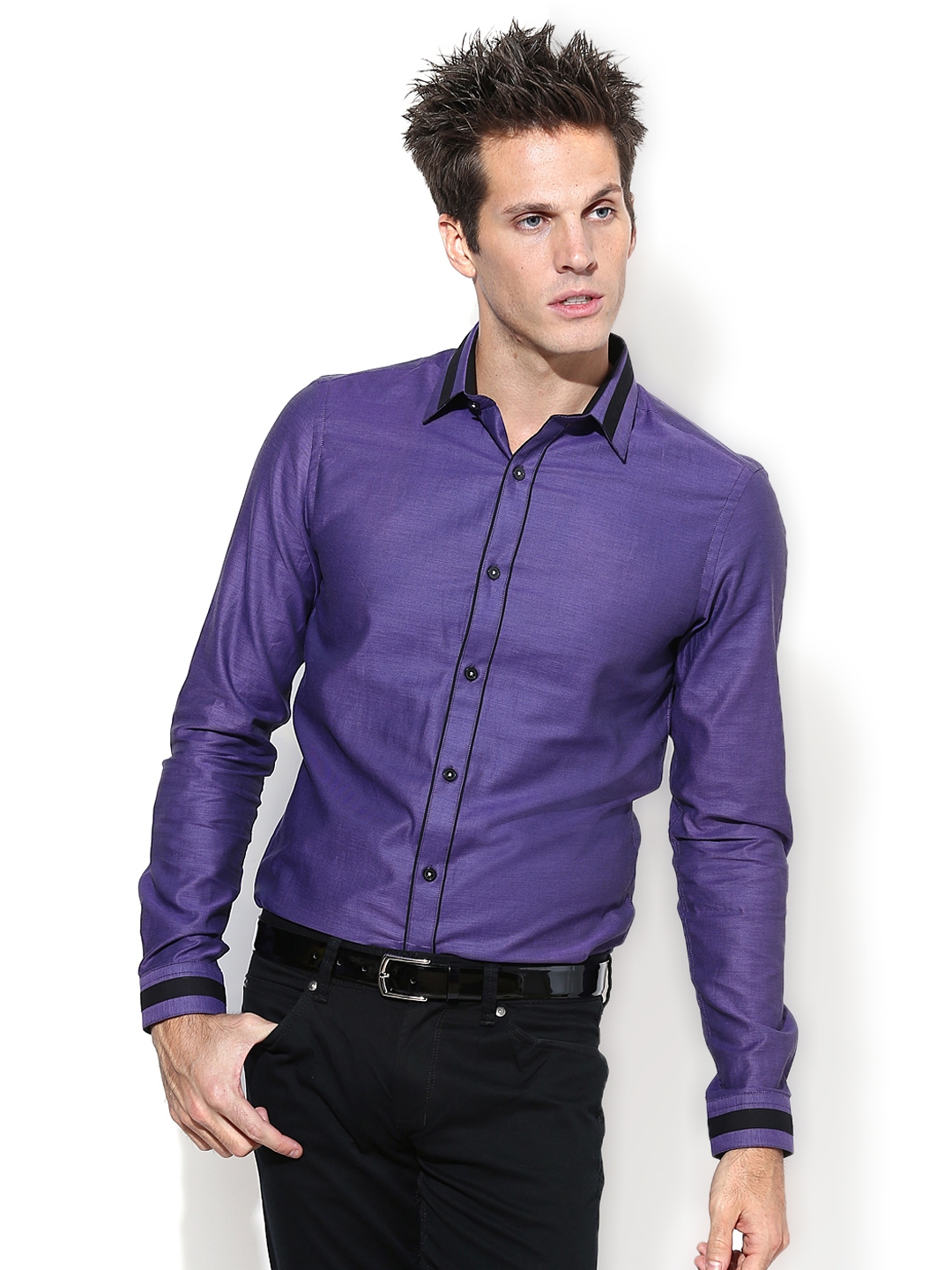 Buy Sisley Men Purple Slim Fit Casual Shirt Shirts For Men 330295 Myntra Buy Sisley Men Purple Slim Fit Casual Shirt Shirts For Men 330295 Myntra