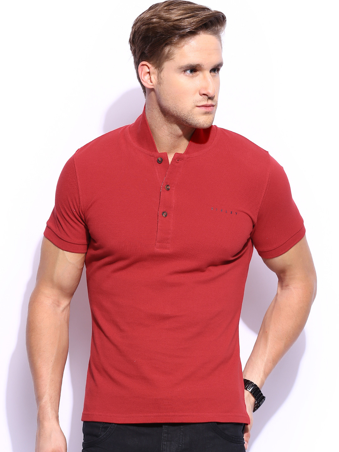 Polo sisley uomo clearance
