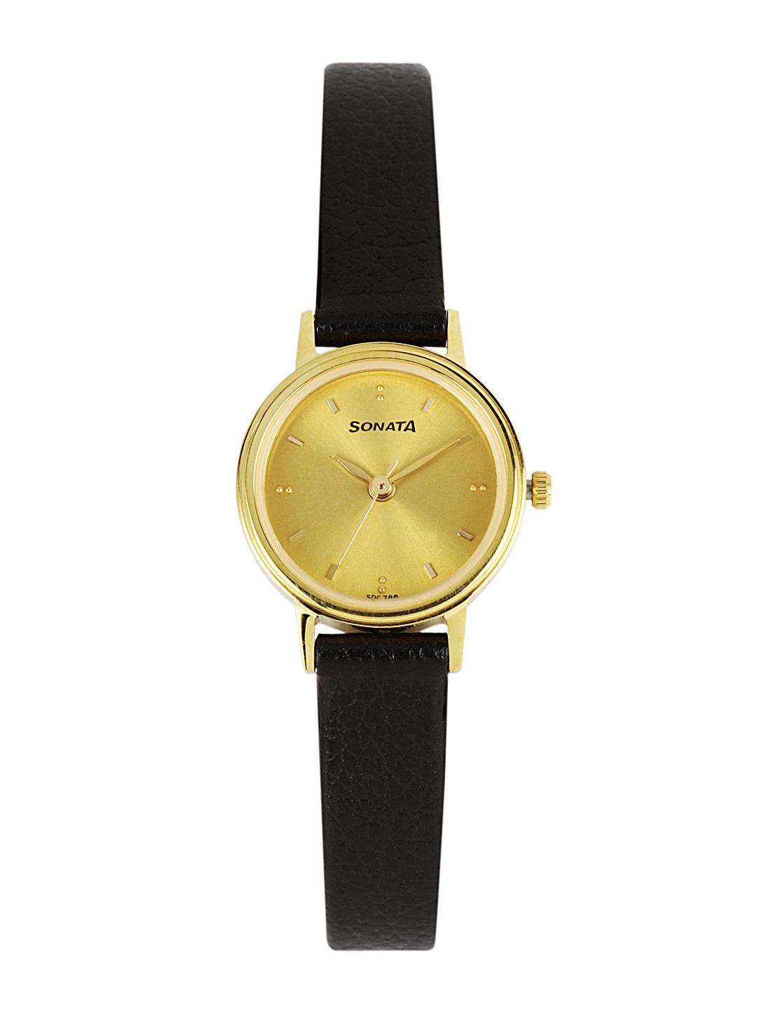Buy Sonata Women Gold Toned Dial Watch 8096YL02 Watches for Women