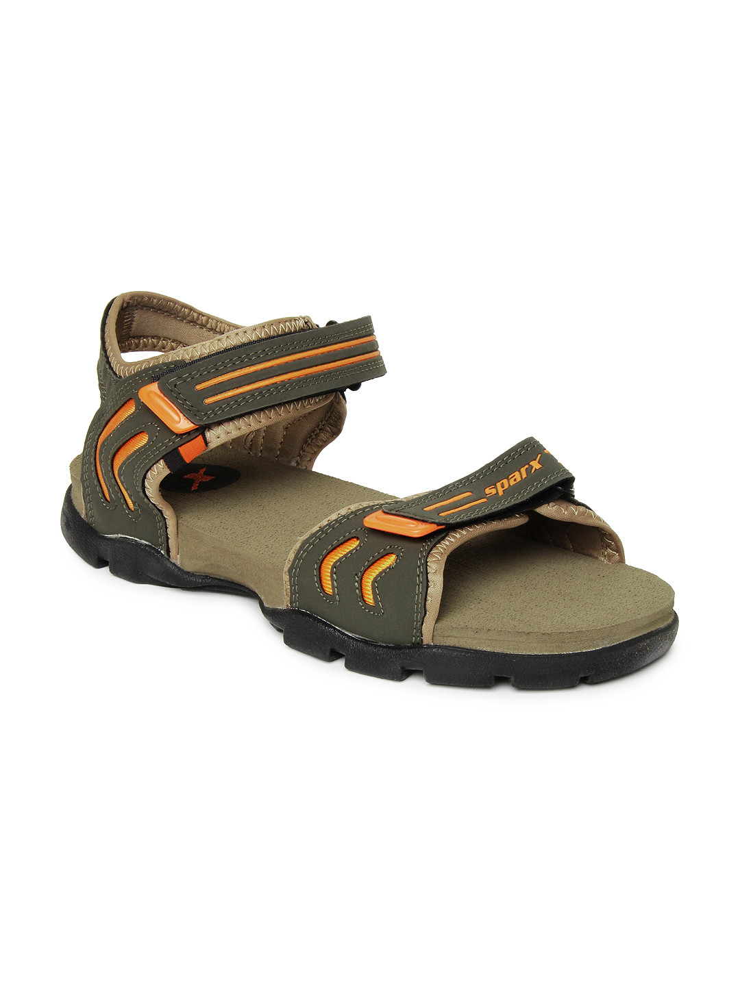 sparx men olive sandals