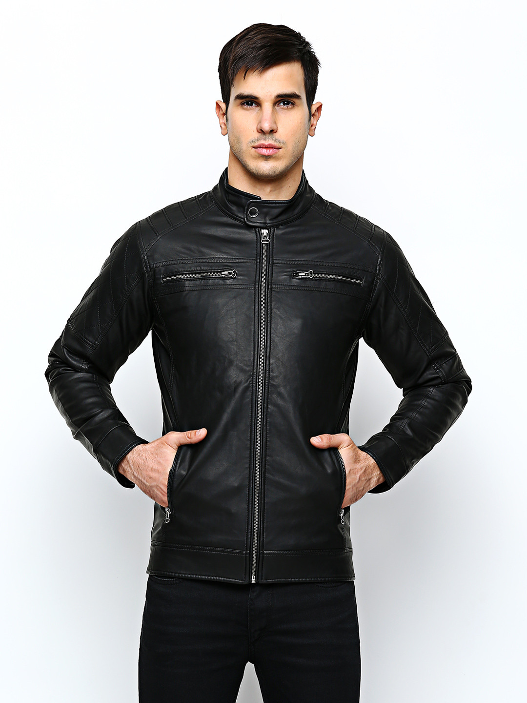 Buy Status Quo Men Black Jacket Jackets for Men 474219 Myntra