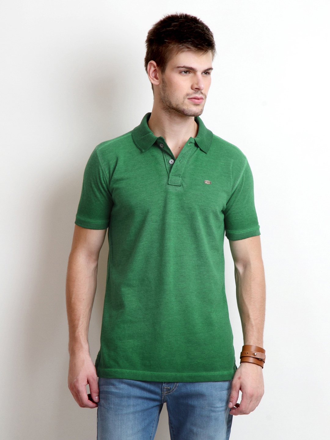 Buy Status Quo Men Green Polo T Shirt - Tshirts for Men ...