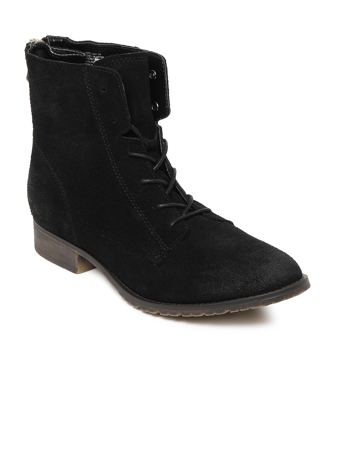 steve madden flat black booties