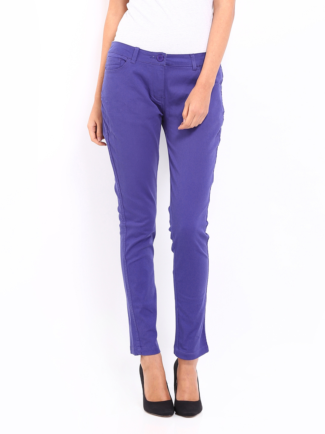 blue trousers women