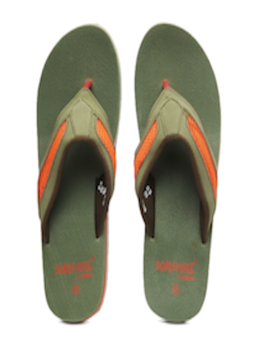 Buy Sunshine By Bata Men Green Flip Flops - Flip Flops for Men 344229 ...