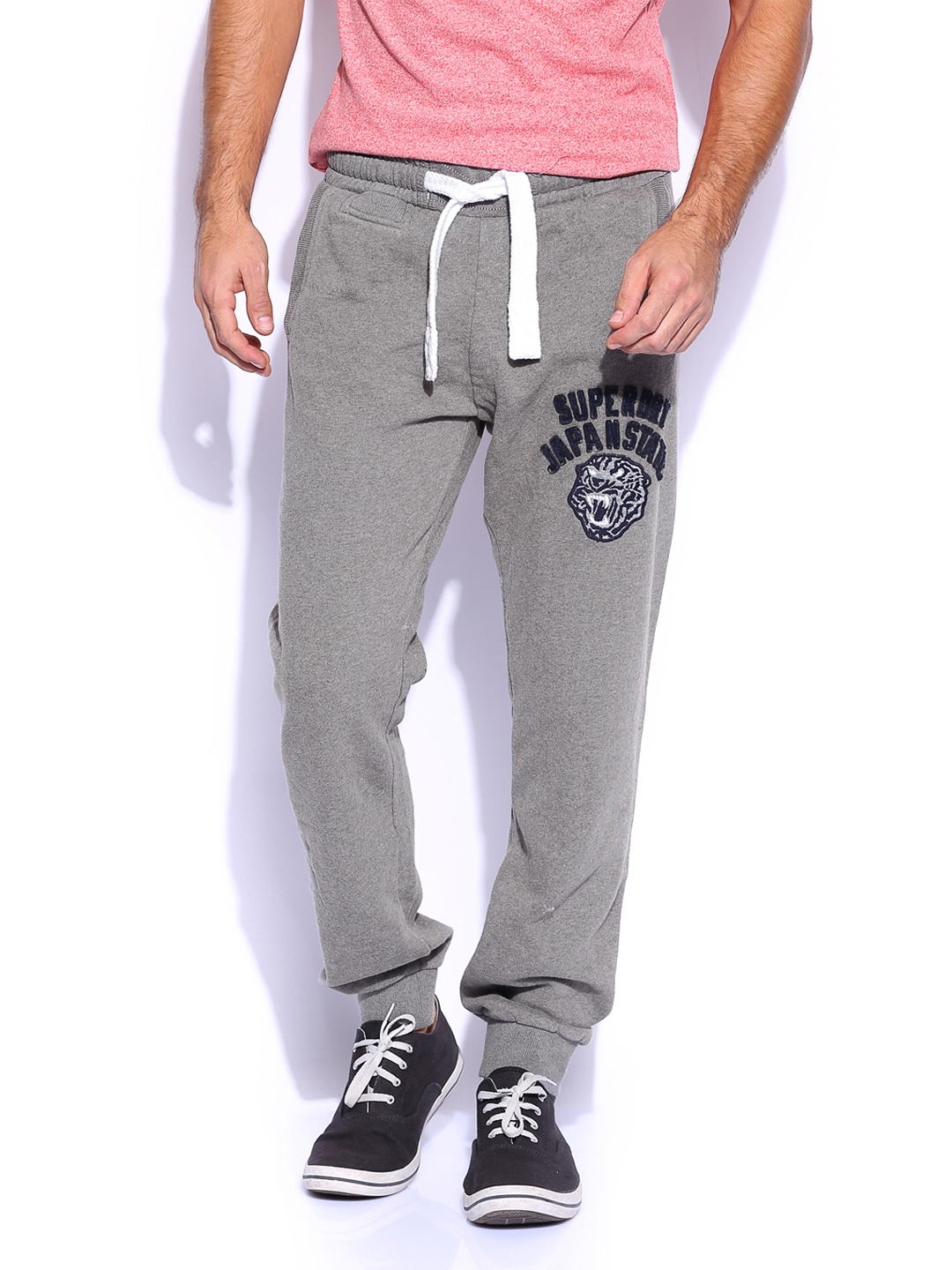 men's grey track pants