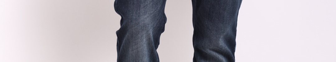 Buy Tecza Men Navy Razor Fit Jeans - Jeans for Men 165469 | Myntra