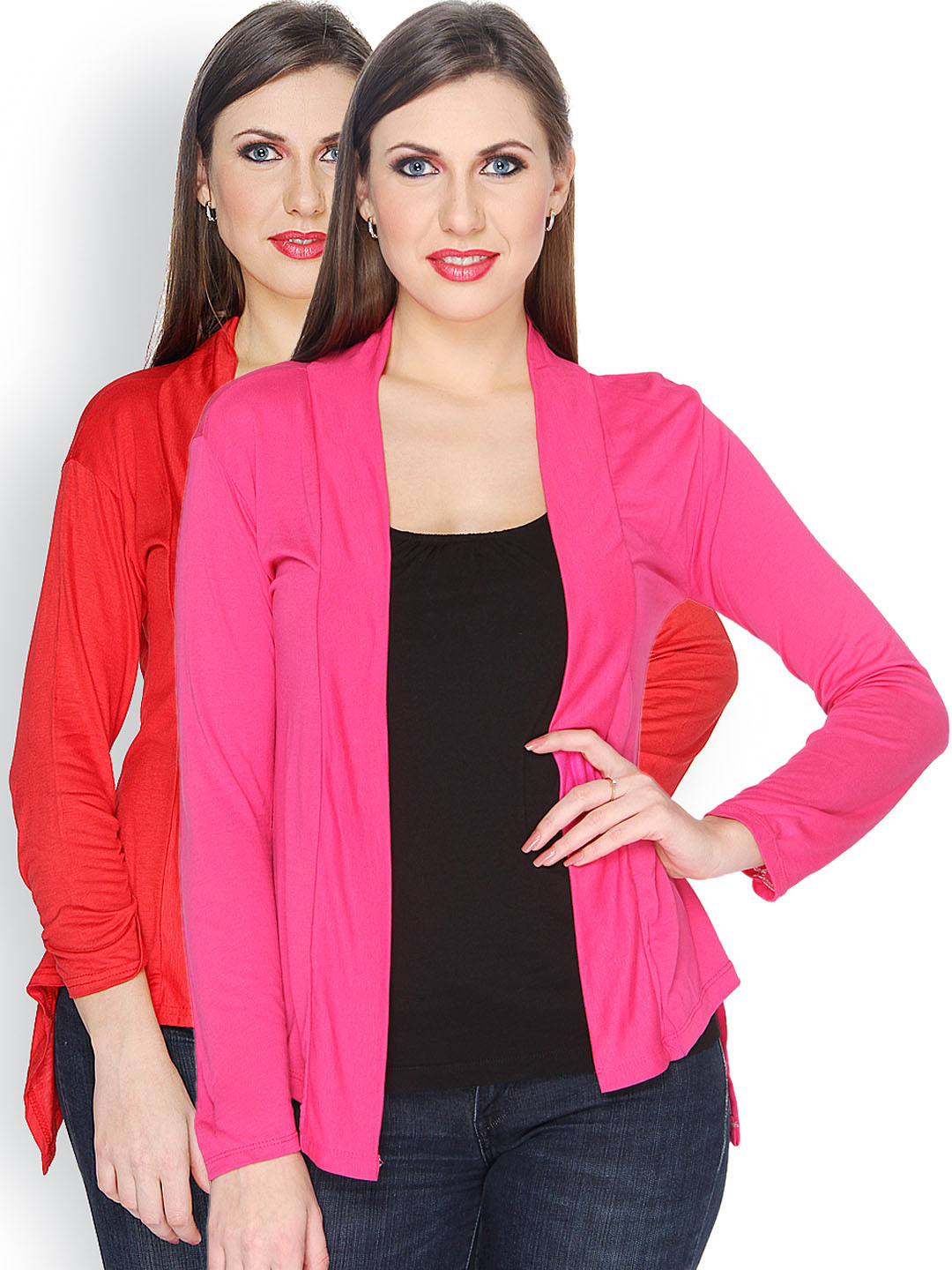 Buy Ten On Ten Pack Of 2 Shrugs Shrug for Women 611673 Myntra