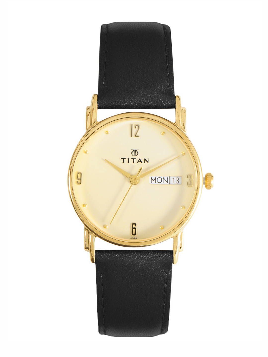 Buy Titan Men Gold Dial Watch Watches for Men 87389 Myntra