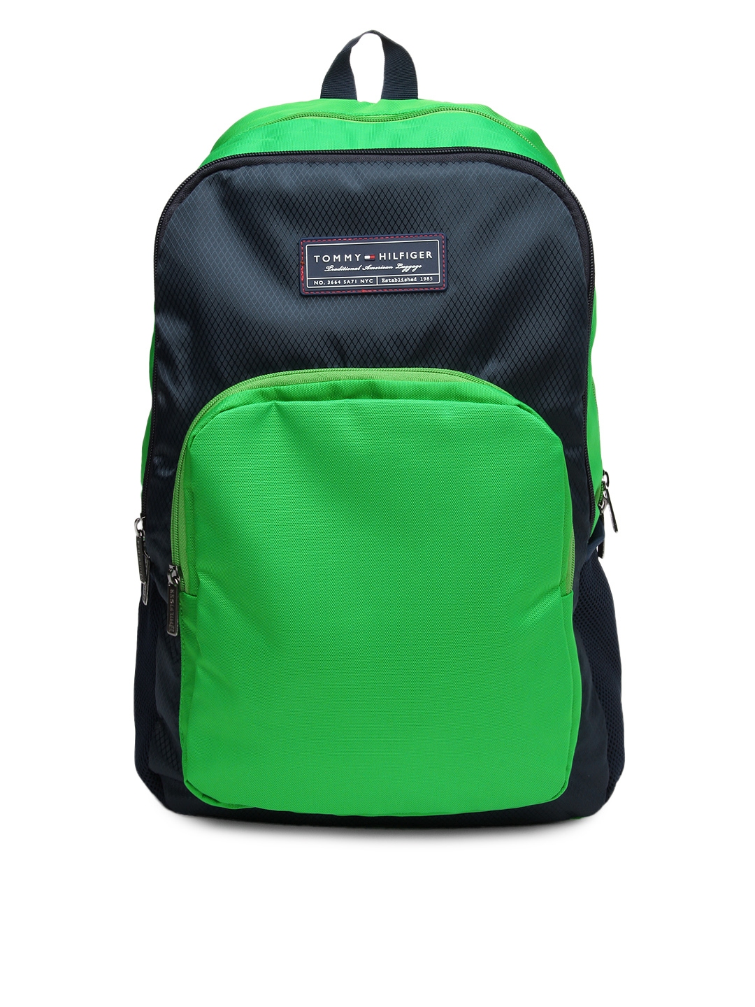 Buy Tommy Hilfiger Unisex Green & Navy Backpack - Backpacks for Unisex 637897 | Myntra