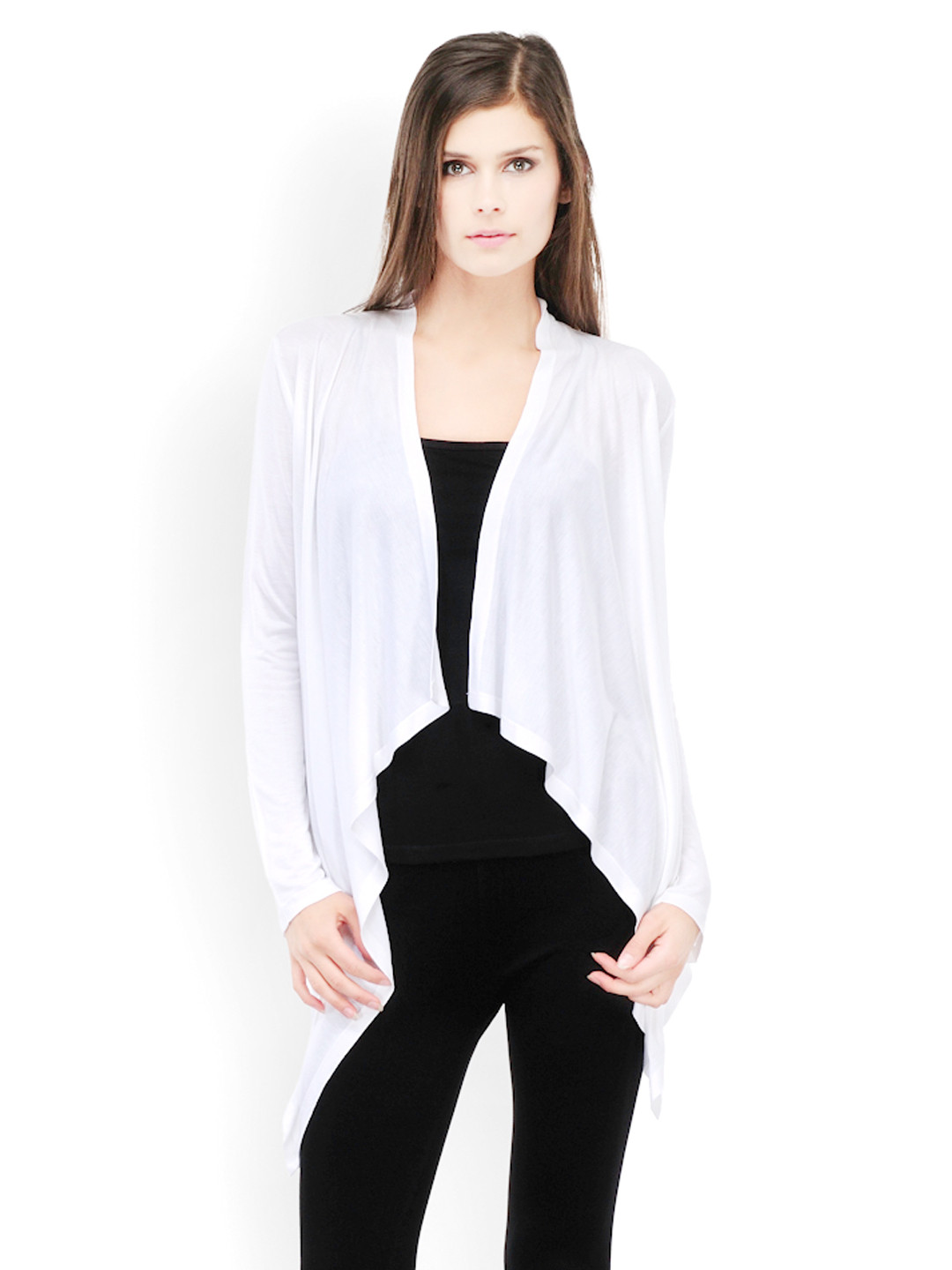 Buy White Shrug Shrug for Women 437617 Myntra