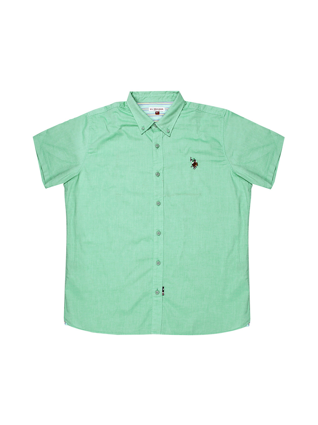 Baby Boy Polo Style Dress Shirt In Green Color