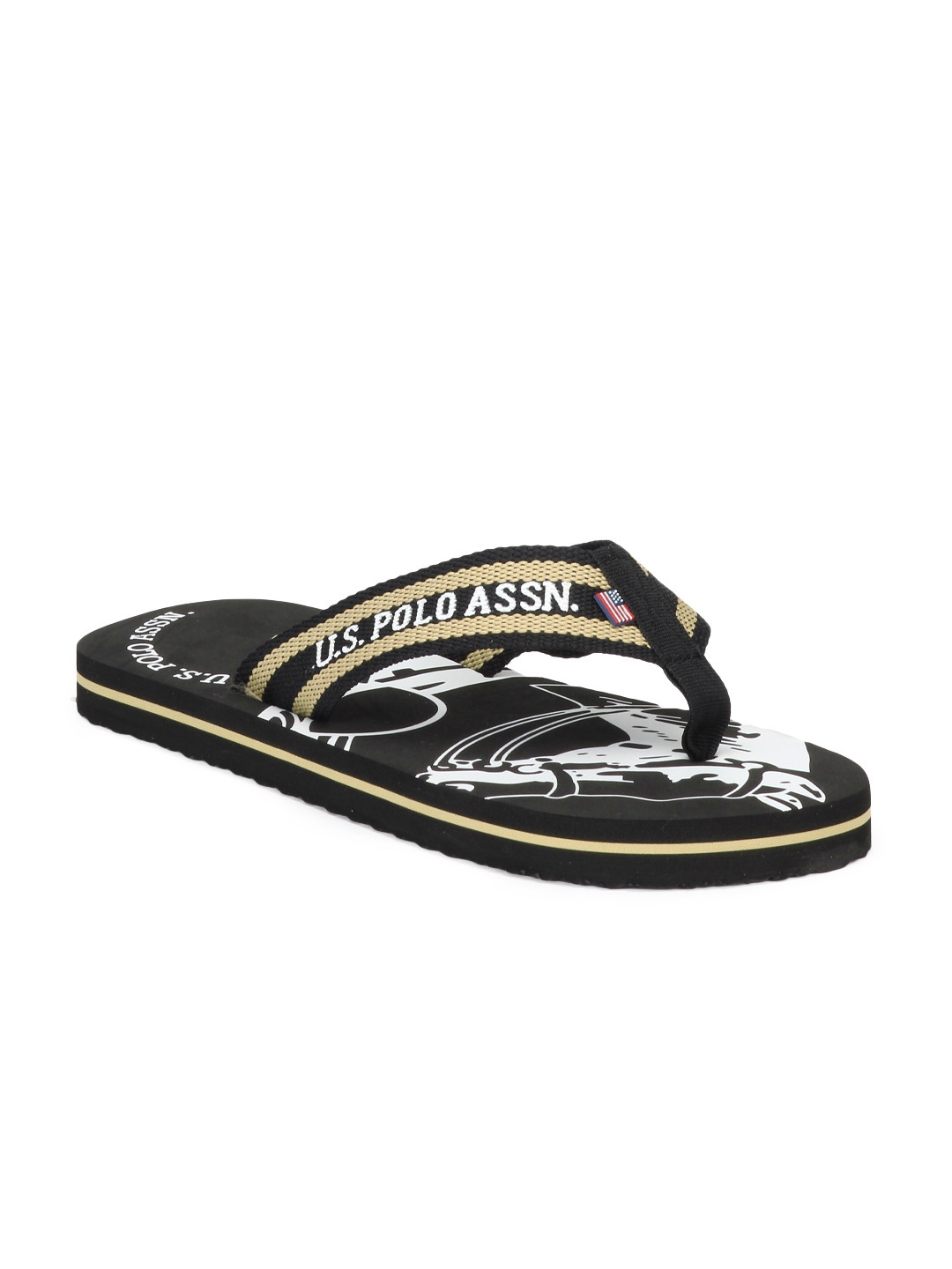 us polo flip flops mens