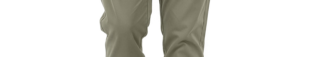 Buy U.S. Polo Assn. Men Green Slim Fit Trousers - Trousers for Men ...