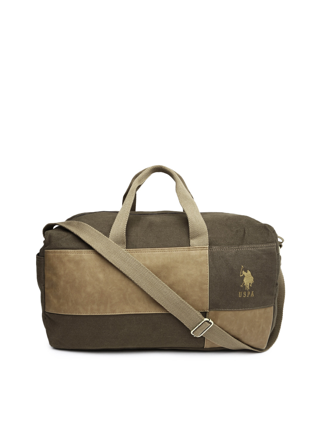 Buy U.S. Polo Assn. Unisex Brown Duffel Bag Duffel Bag for Unisex