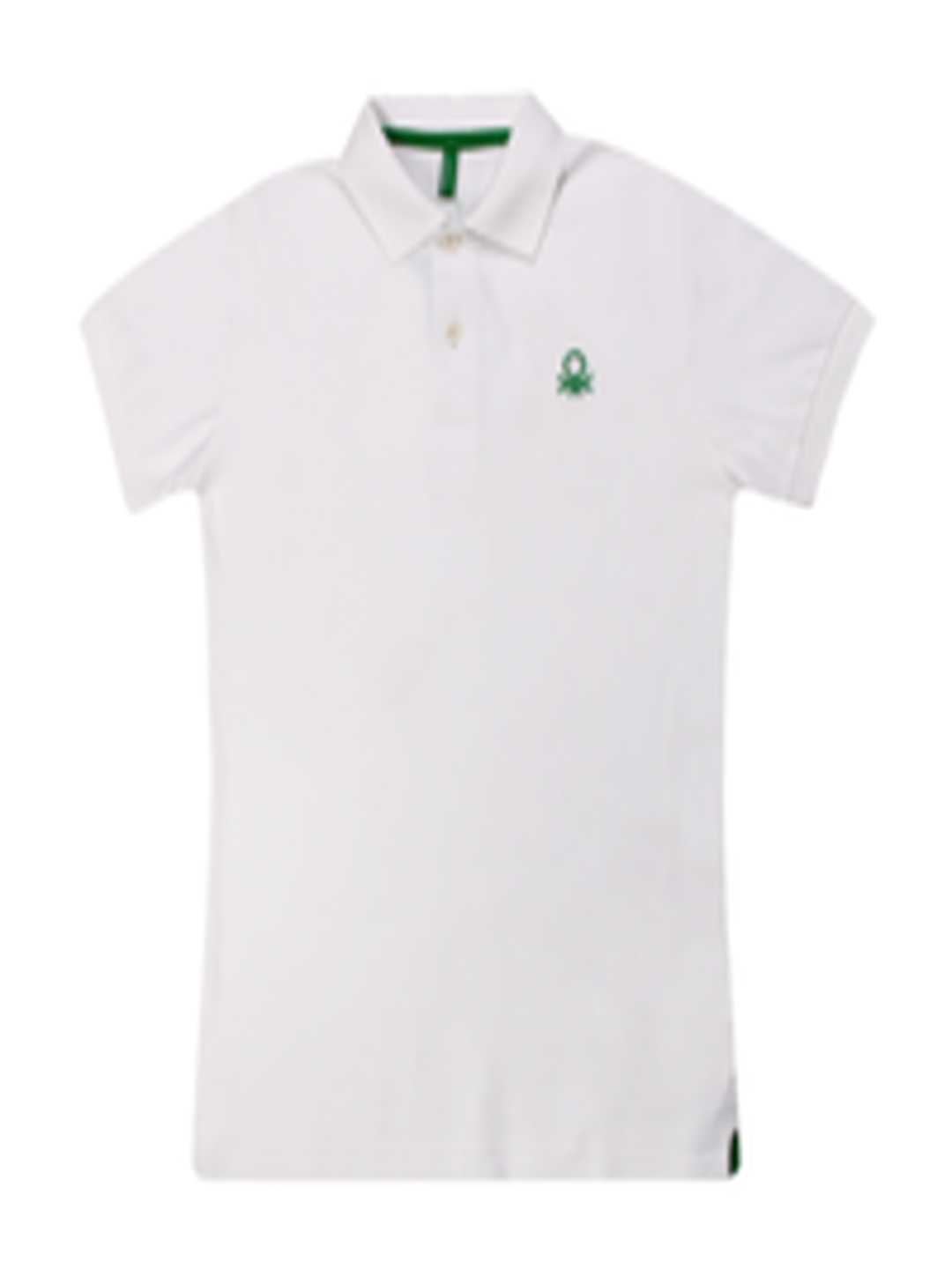 Buy United Colors Of Benetton Boys White Polo Pure Cotton T Shirt ...