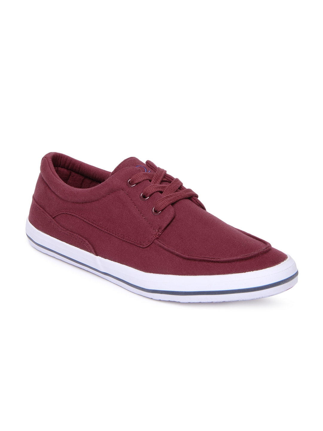 Buy United Colors Of Benetton Men Maroon Casual Shoes - Casual Shoes ...