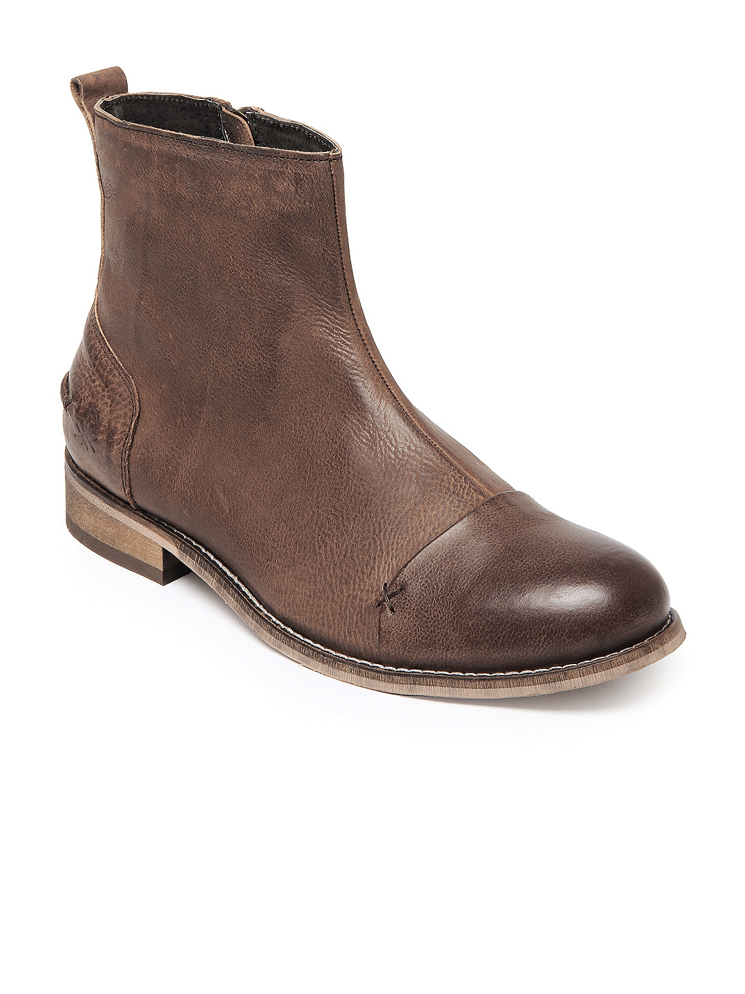 Buy United Colors Of Benetton Men Brown Leather Boots - Casual Shoes ...