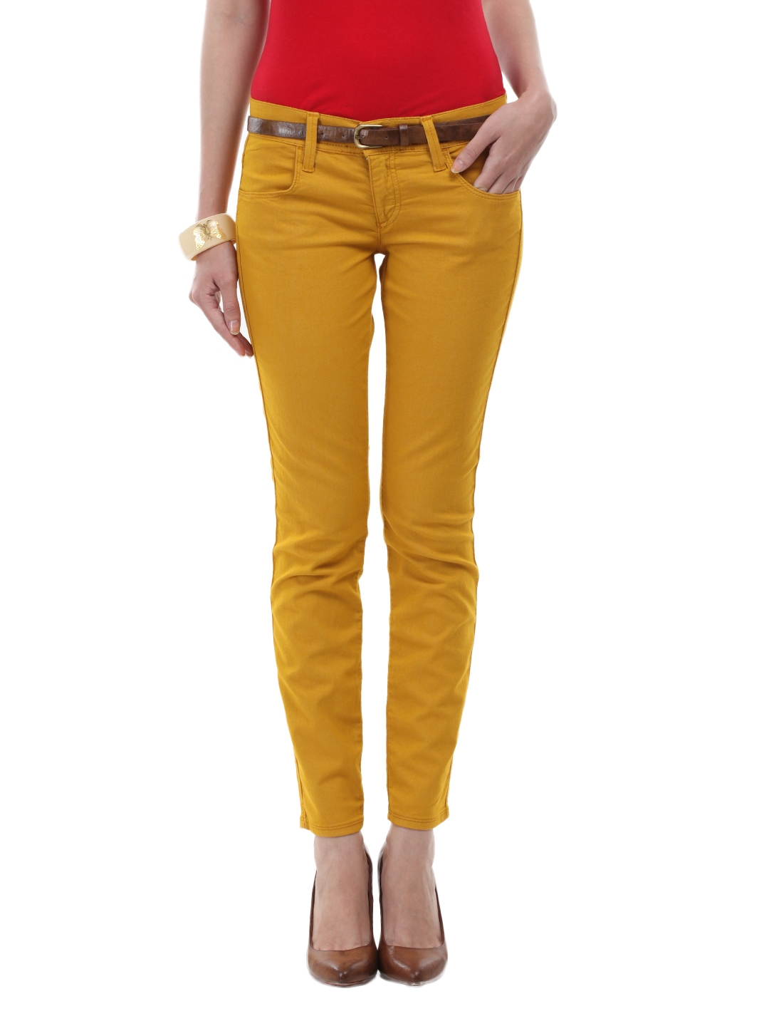 mustard yellow jeggings