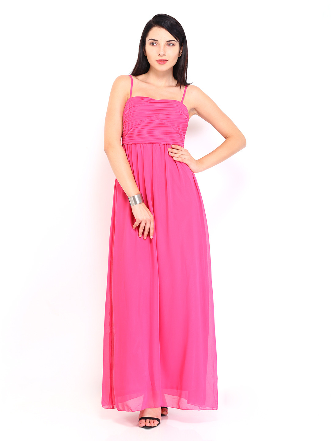 Buy Vero Moda Pink Maxi Dress Dresses for Women 364278 Myntra