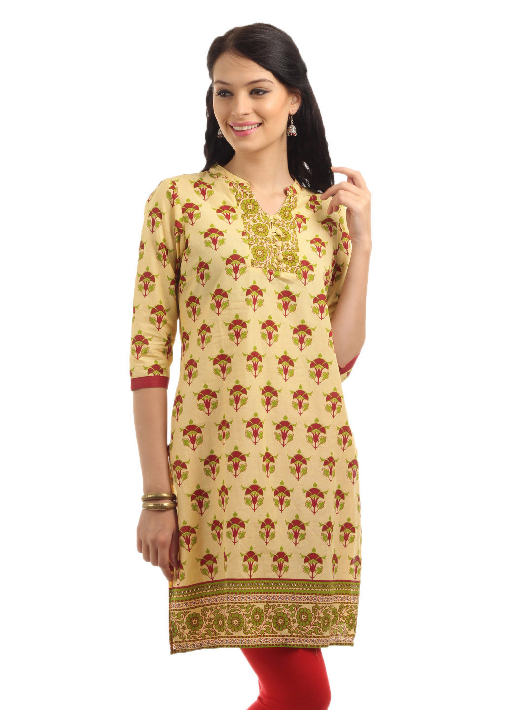 Buy Vishudh Women Light Yellow Kurta Kurtas for Women 68928 Myntra