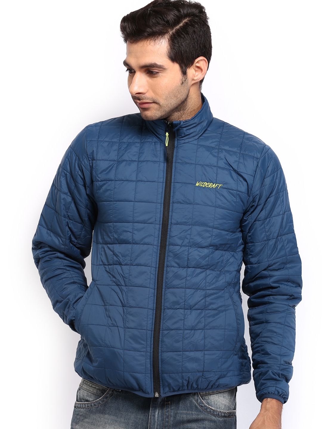 Buy Wildcraft Men Blue Padded Husky Packable 14 Jacket Jackets for