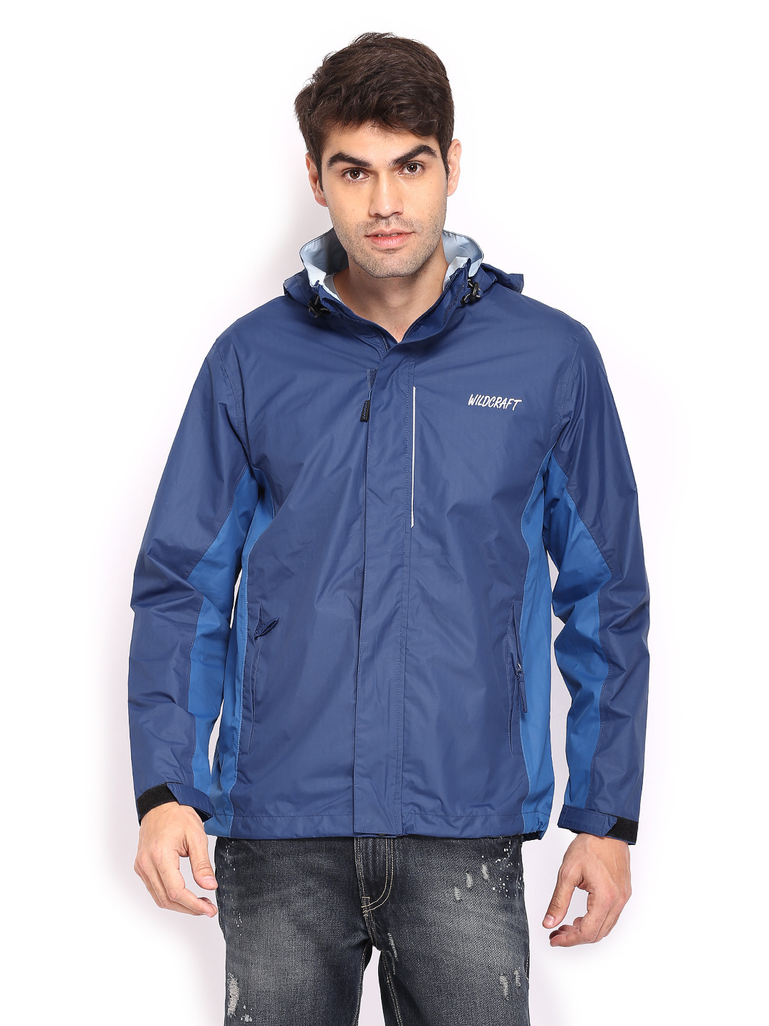 Buy Wildcraft Men Blue Hooded Rain Pro Cheater'14 Rain Jacket for Men