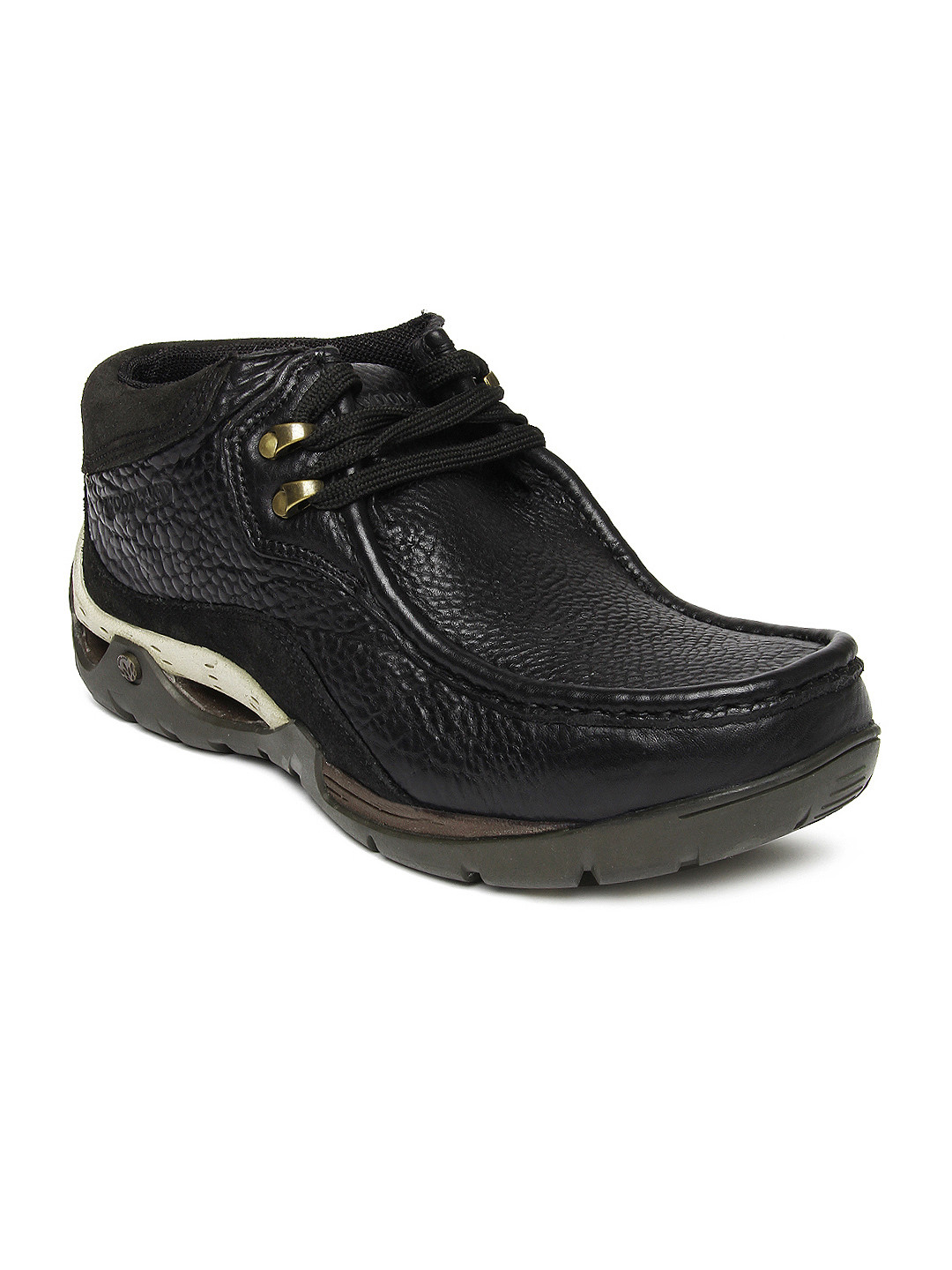 Buy Woodland Men Black Leather Casual Shoes Casual Shoes for Men