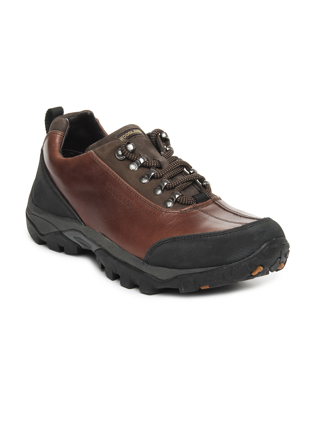 woodland men brown casual shoes