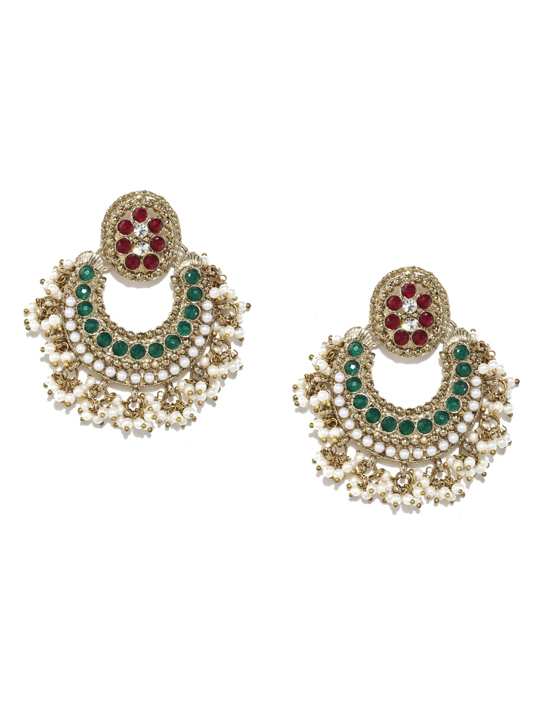 Zaveri pearls earrings myntra clearance