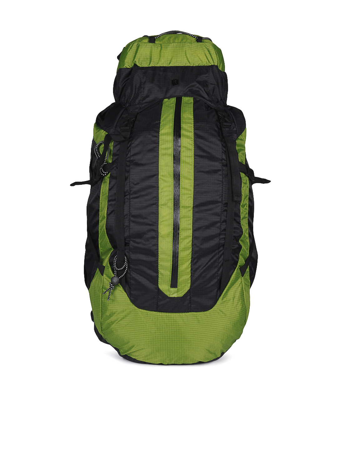 Buy Peter England Unisex Black & Green Hiking Backpack Backpacks for