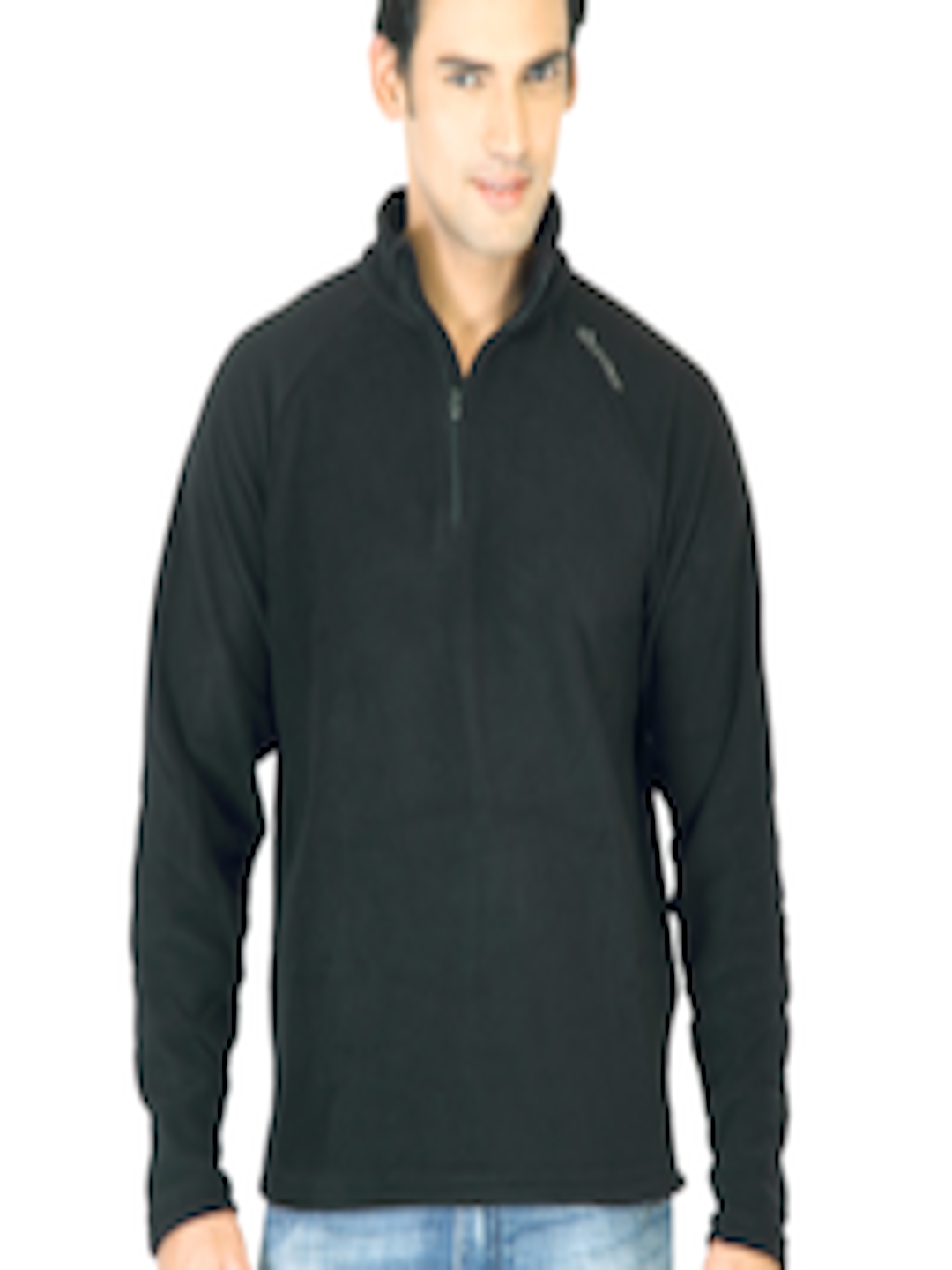 Buy Quechua By Decathlon Men Warm Fleece Black Jacket - Jackets for Men ...
