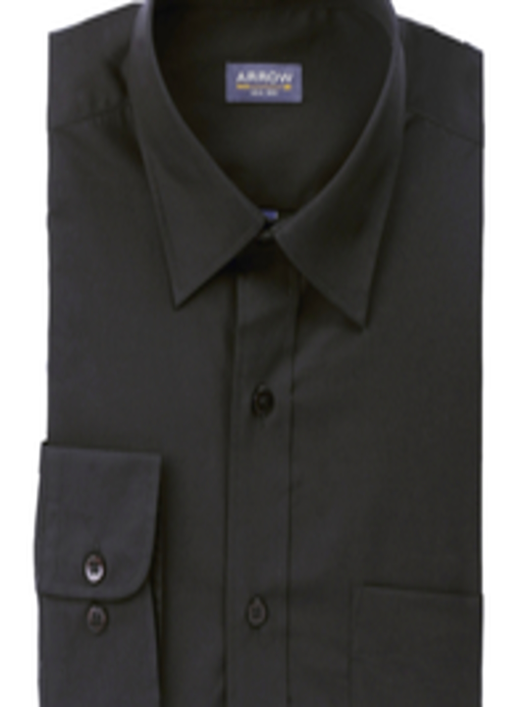 Buy Arrow Men Solid Black Shirts - Shirts for Men 14770 | Myntra