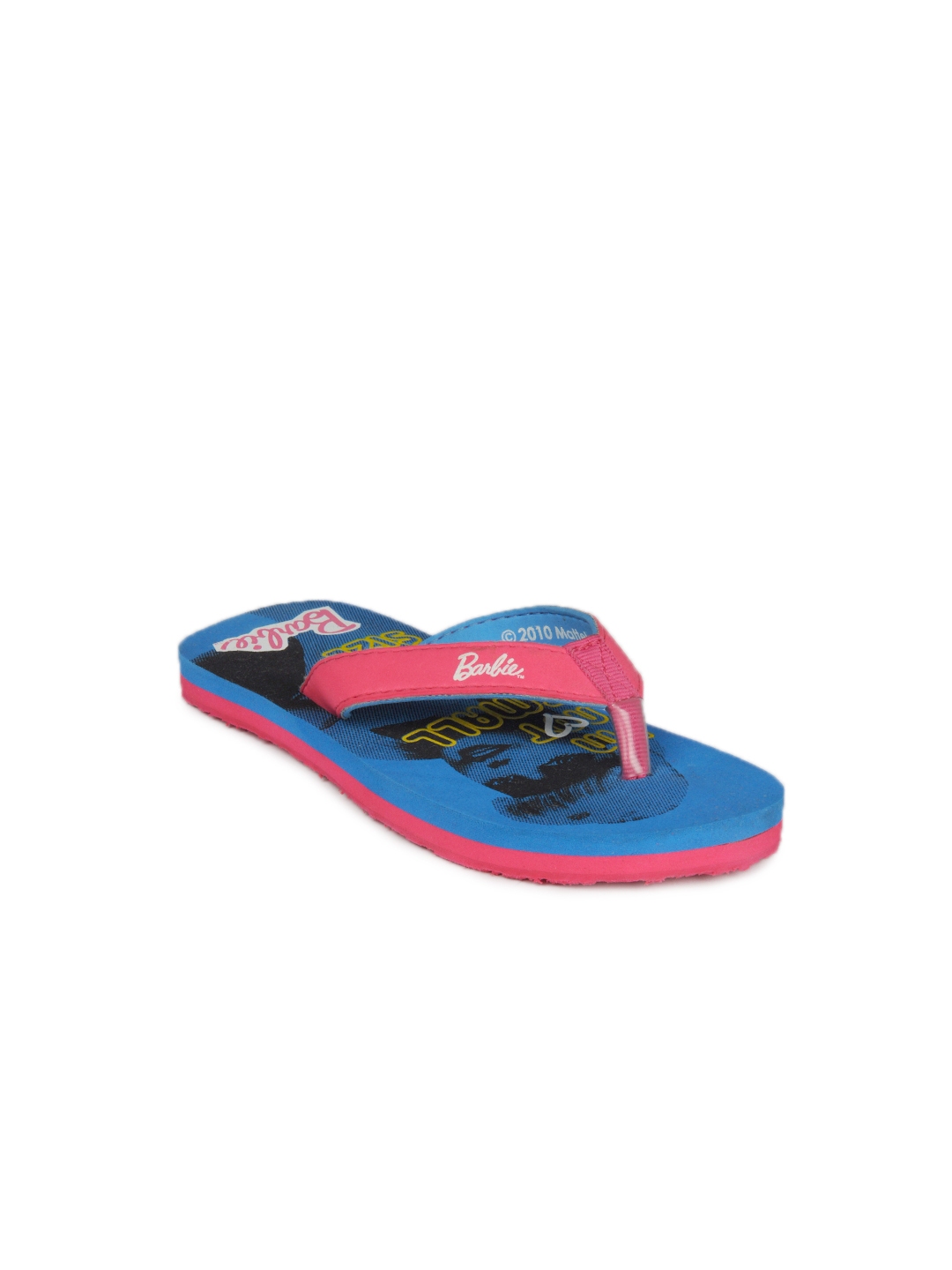 Buy Barbie Girls Blue Slippers - Flip Flops for Girls 46844 | Myntra