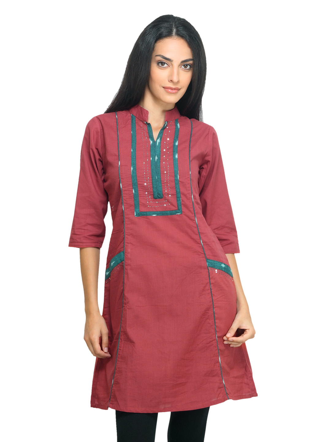 Buy Mother Earth Women Maroon Kurta Kurtas for Women 33023 Myntra