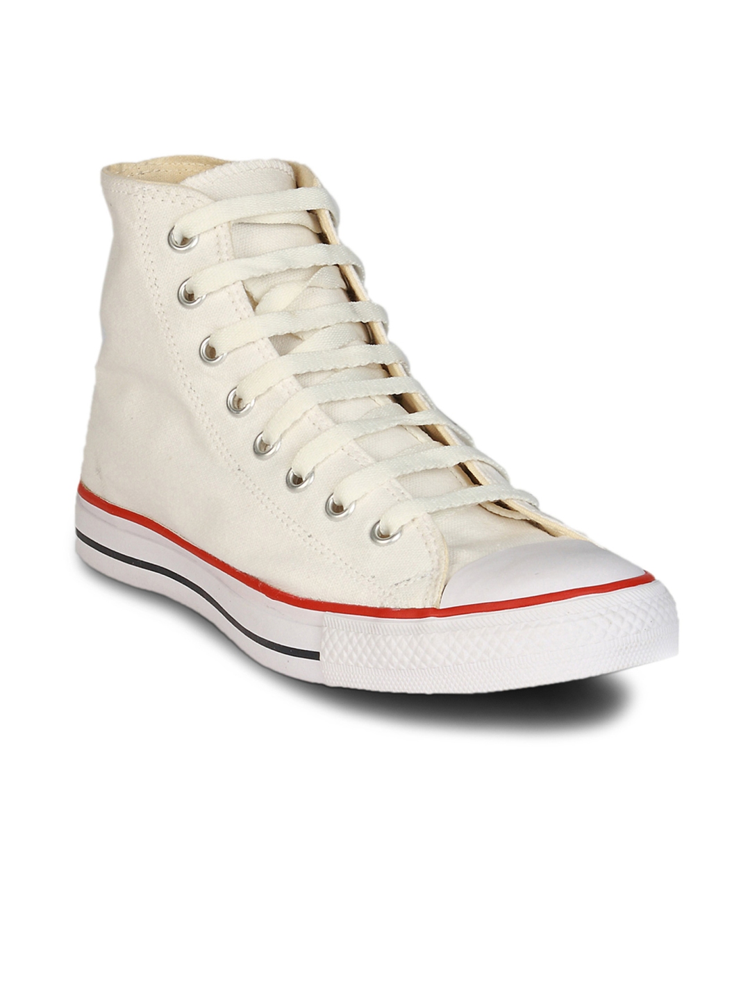 shoe with canvas upper