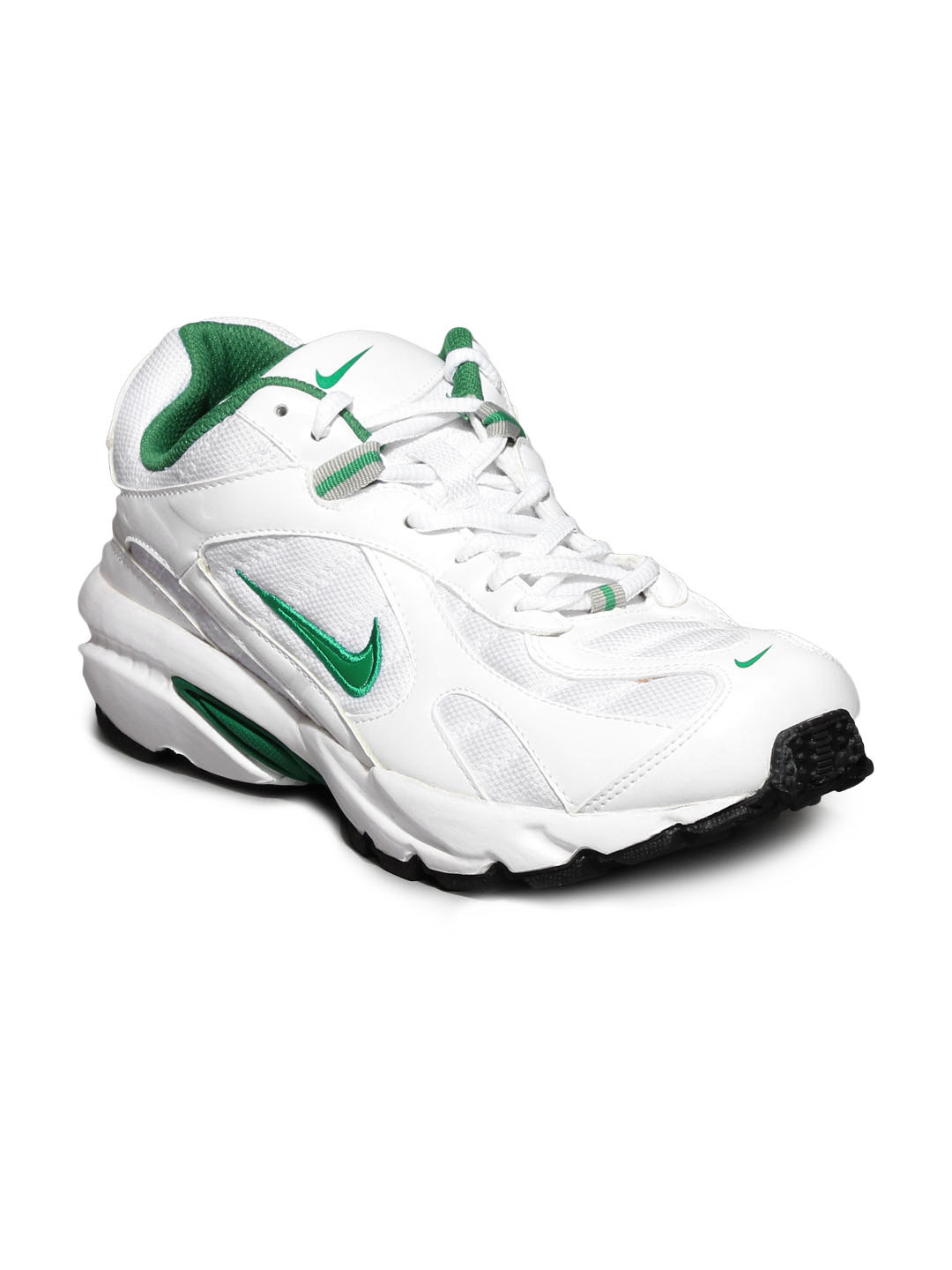 mens white nike athletic shoes