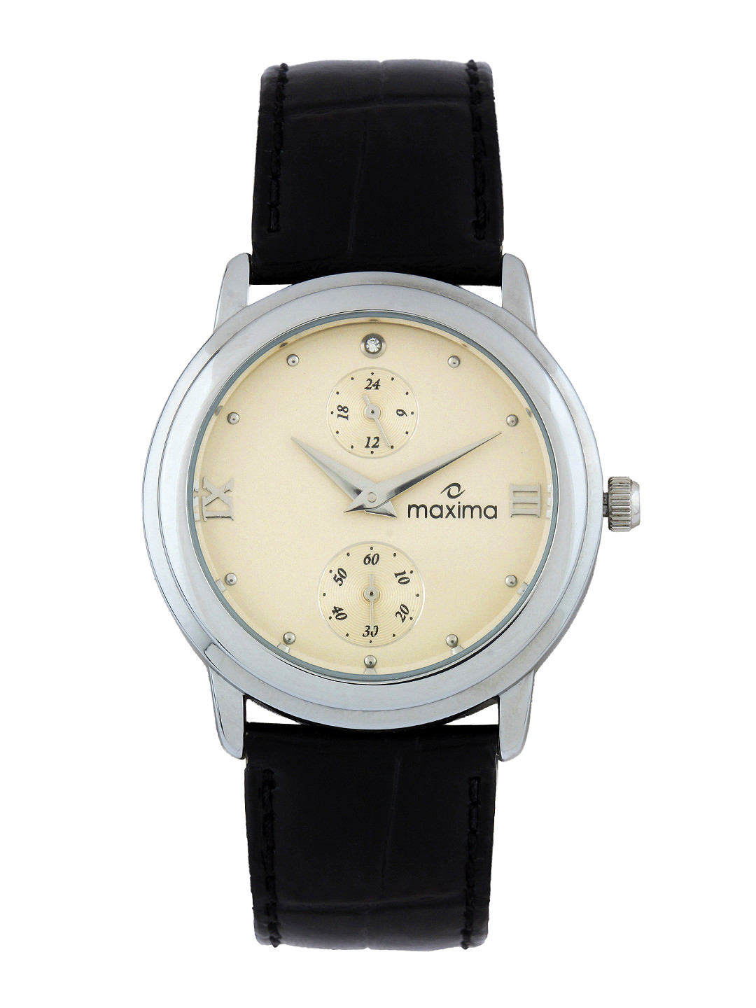 Buy Maxima Men Cream Coloured Dial Watch Watches for Men 182518 Myntra