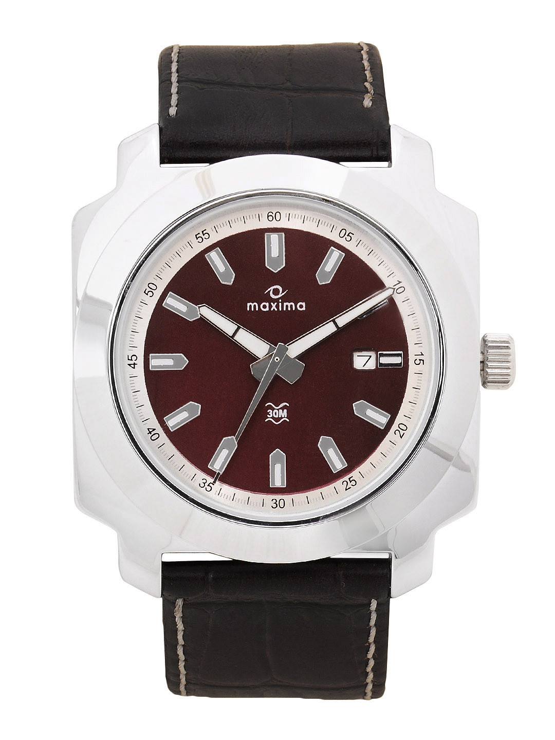 Buy Maxima Attivo Men Maroon Dial Watch Watches for Men 85627 Myntra