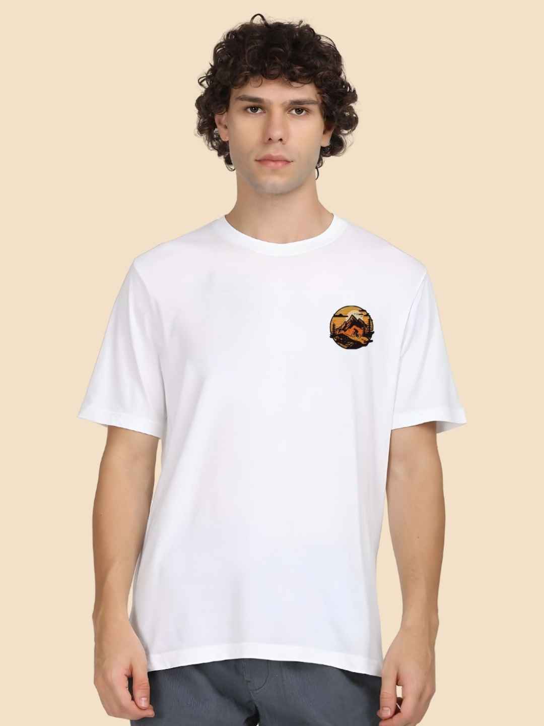 Men's Graphic Round Neck Short Sleeve T-Shirt main image 1