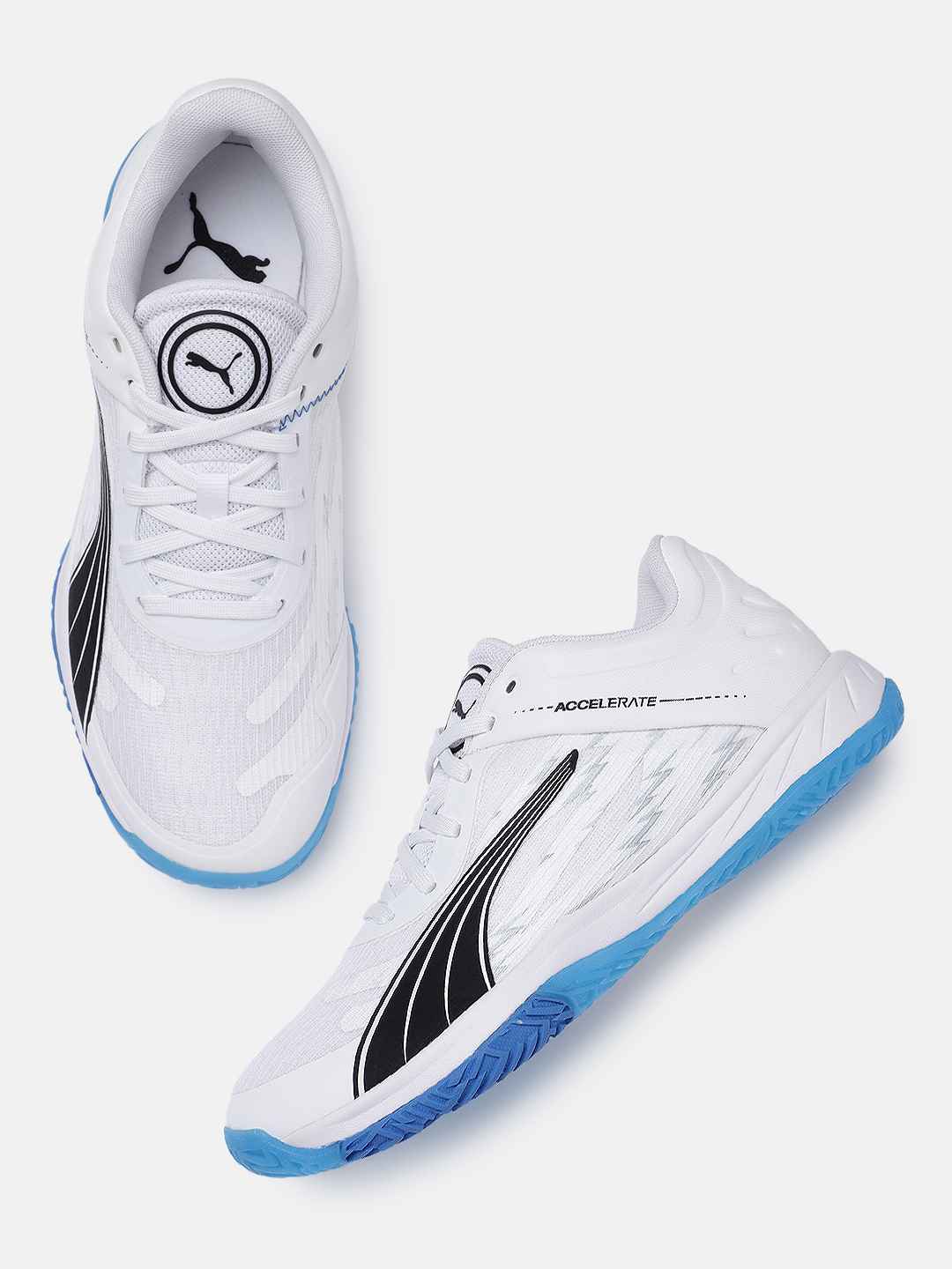 Buy Puma Unisex Accelerate Turbo Volleyball Shoes - Sports Shoes for ...