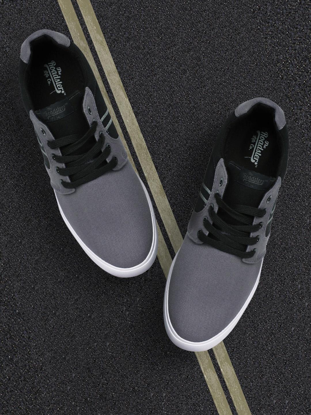 Buy The Roadster Lifestyle Co Men Grey Sneakers - Casual Shoes for Men ...