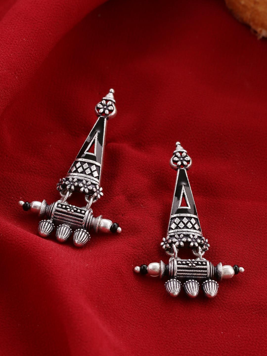 Buy Nayantara Triangle Drop Earrings -  - Accessories for Women