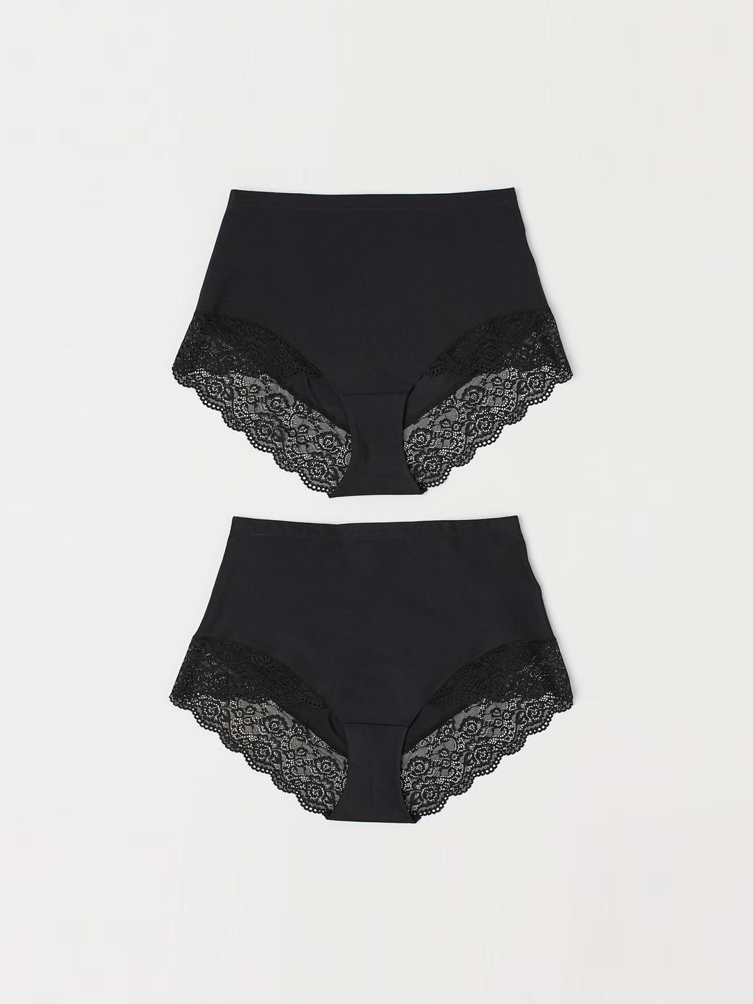 Buy H&M+ Women 2 Pack Shaping Briefs 0654590001 - Briefs for Women ...
