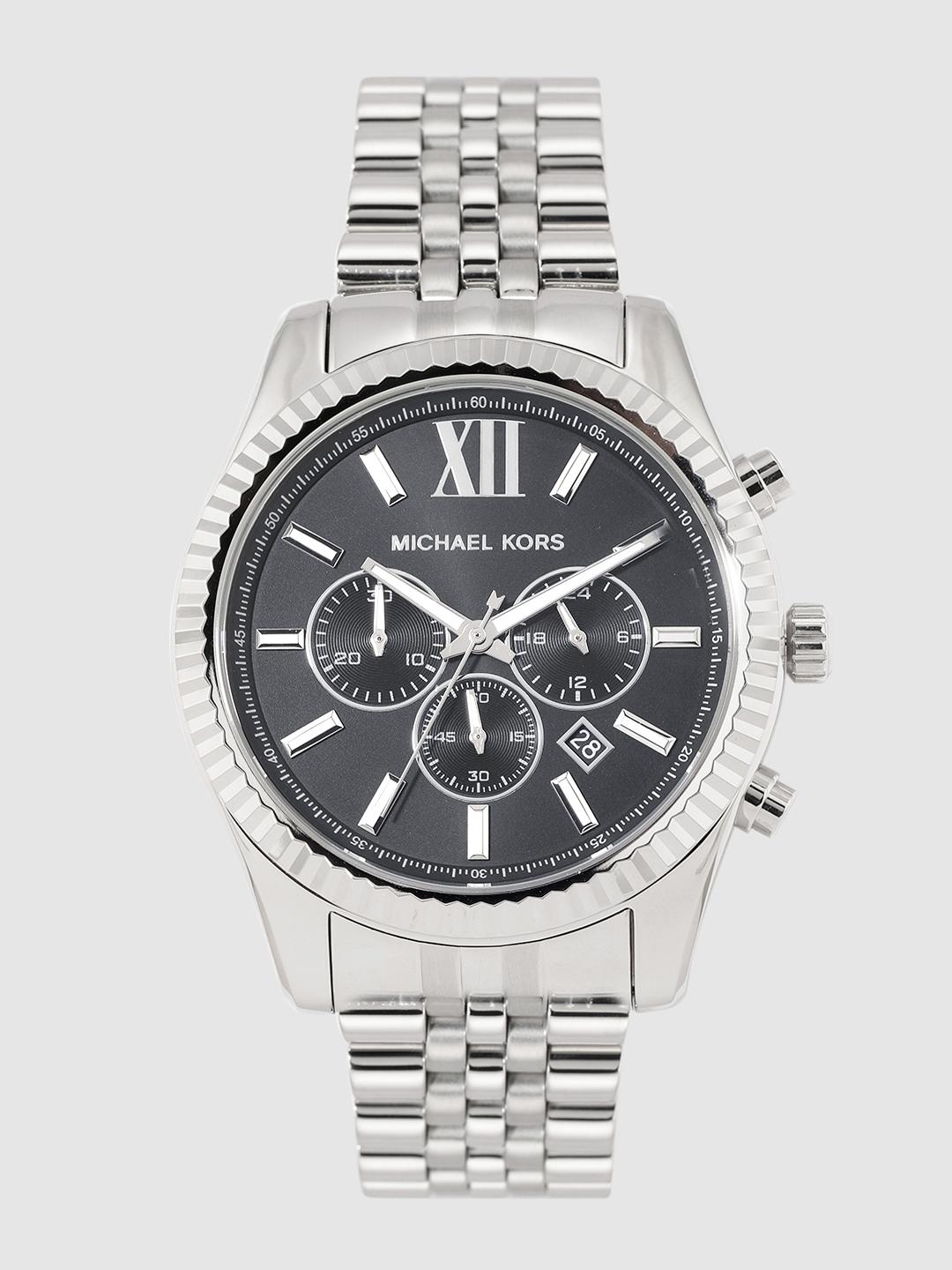 Mk8602 Buy Michael Kors Men Black Analogue Watch MK8602_SOR - Watches for Men ...