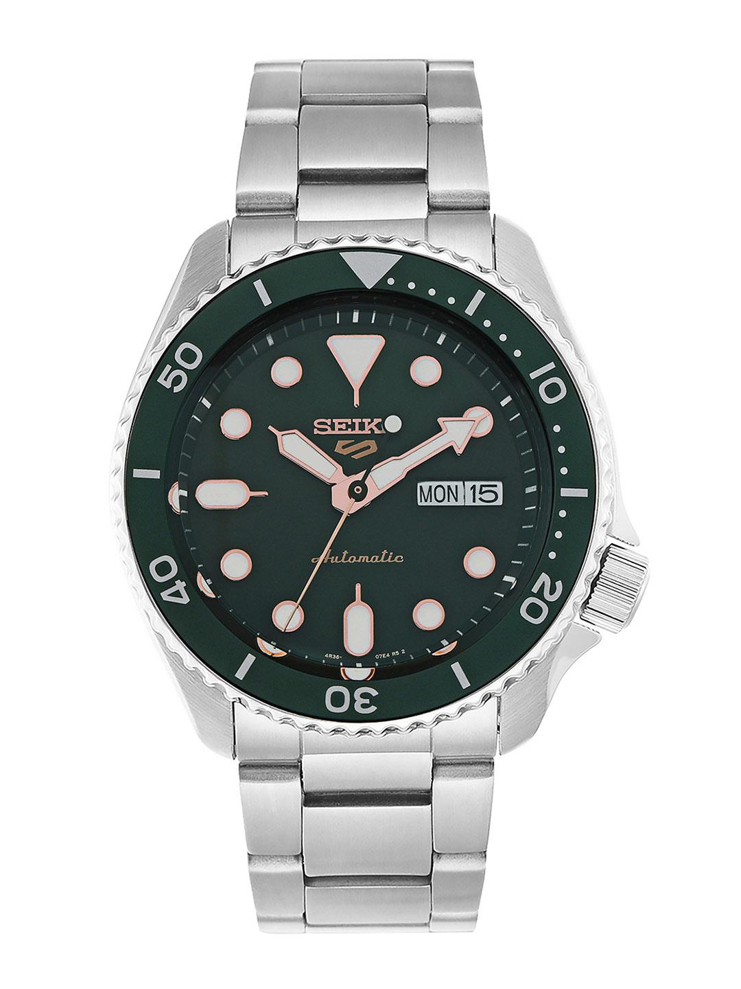 Buy SEIKO Men Green Automatic Skeleton Analogue Watch SRPD63K1 - - Accessories for Men