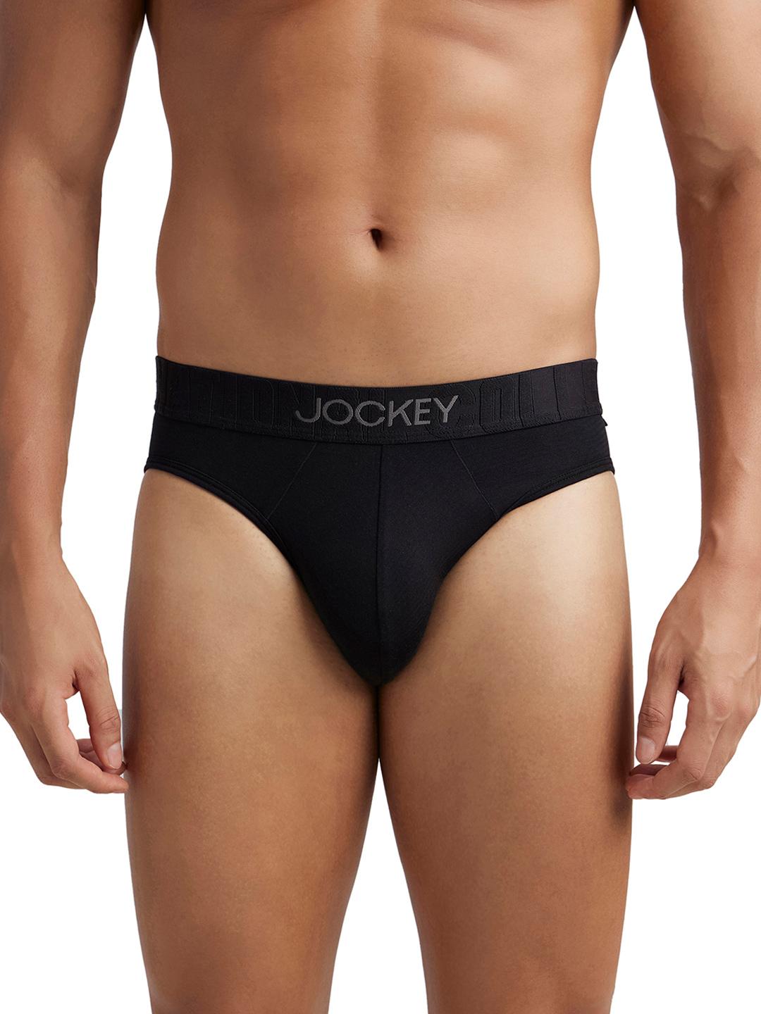 Buy Jockey Supima Cotton Stretch Solid Brief With Ultrasoft Waistband IC31 -  - Apparel for Men