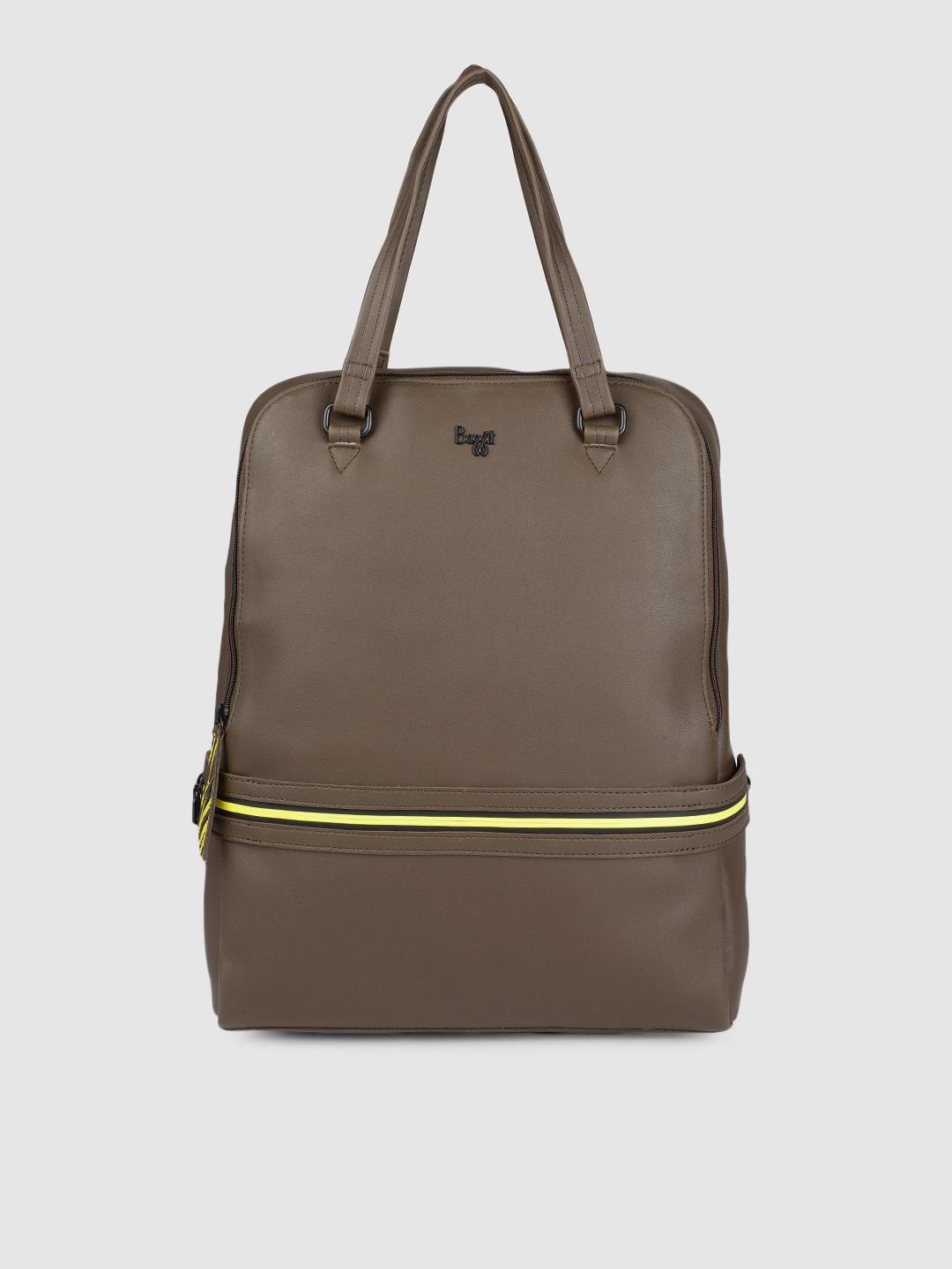 Buy Baggit Women Brown Solid Backpack - Backpacks for Women 11551024 ...